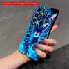 2DFlat Samsung phone case Neon Blue Leopard in Water Applicable to Galaxy S22 S23 S24 S25ULTRA S26 A12 A13 A14 A15 A16