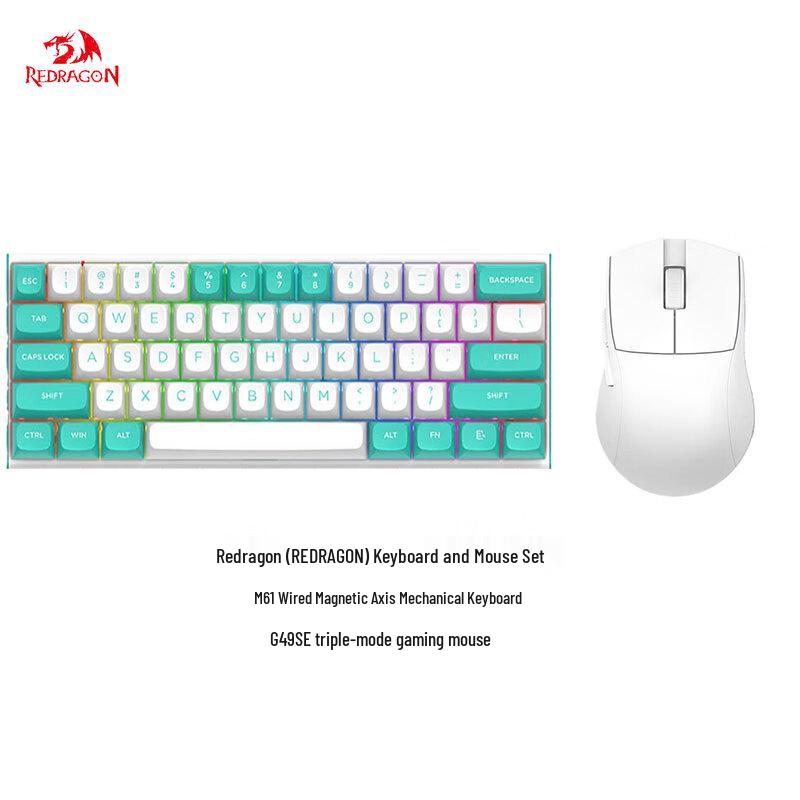 Redragon Magnetic Switch Mechanical Keyboard & G49 SE Gaming Mouse Combo
