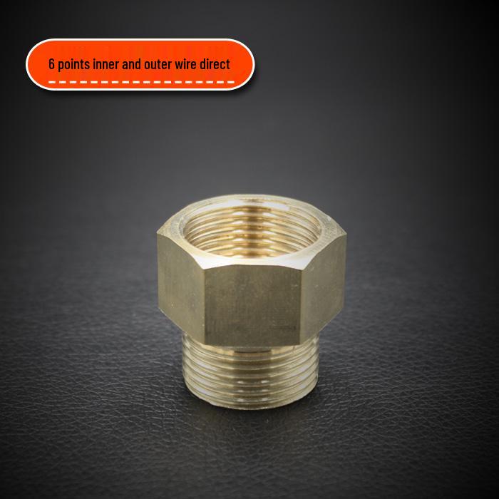 Copper Reducing Threaded Coupling Adapter for Male/Female: 1/2", 3/8", 1/4", 1/8" Connector