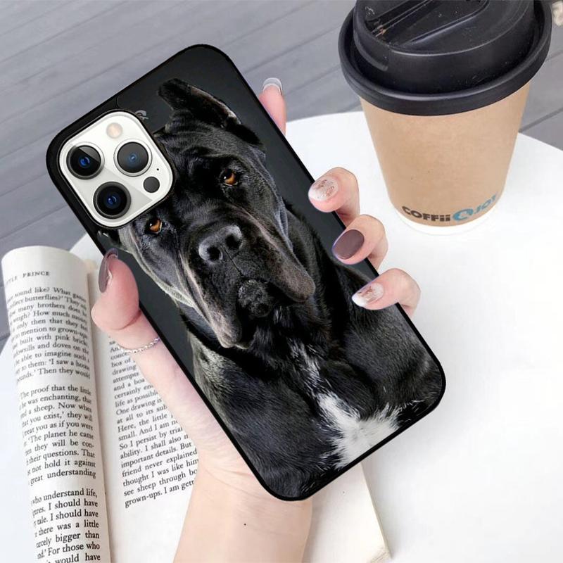 Italian Cane Corso Mastiff Dogs Mobile Phone Cases For iPhone 17 Air 16 15 14 12 13 11 Pro MAX apple Plus Coque