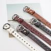 Gothic Love Heart Belts Heart Eyelet Grommet Waist Band Fashion PU Leather Belt  For Women Man