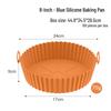 Durable Silicone Heat-Resistant Reusable Baking Tray for Air Fryers