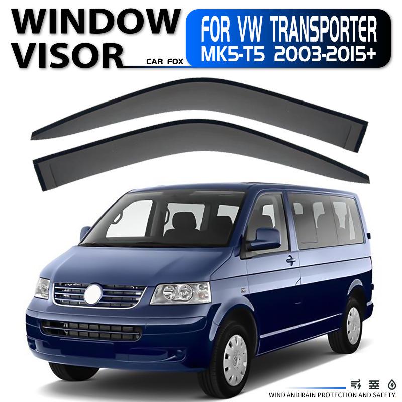 VW Transporter T5/T6 Window Visor Rain Shield Sunshade Deflector
