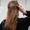Fashion Alloy Hollow Moon Circle Triangle Bangs Hair Clip Women Hairpin Barrette