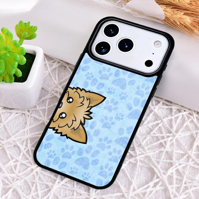 Yorkshire Terrier Dog Shockproof Phone Case for iPhone 17 Air 16e 15 11 12 14 13 Pro Max Cover Coque