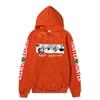 Hunter X Hunter Killua Anime Hoodie Sleeve Letter Print Black Manga Long Sleeve Casual Hooded Pullover Sweatshirt