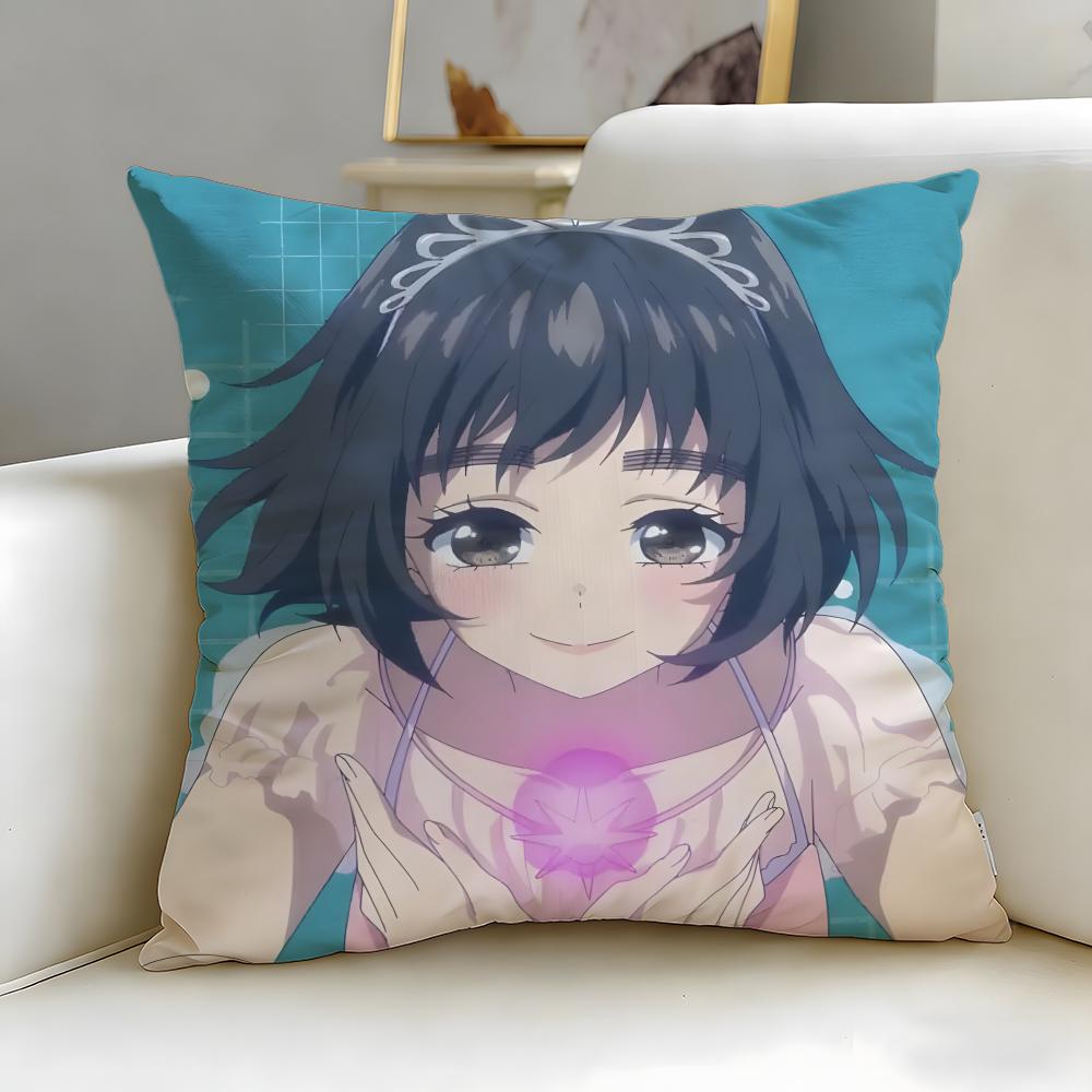 anime O Maidens in Your Savage Season Cushion Cover Soft EasyWash Pillow Case Versatile for Couch Bed Travel and Office