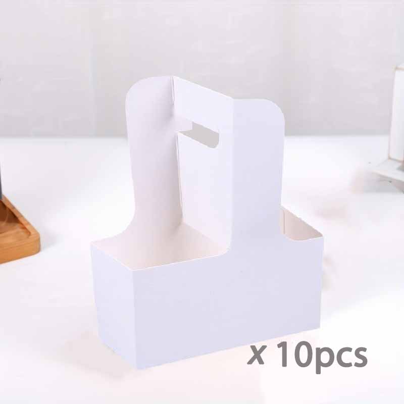 10pcs White Kraft Paper Packaging Box Baking Box Gift Wrapping Box for Party Supplies Wedding Gift Boxes