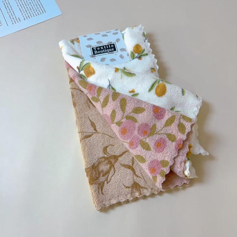 Dish Towel For Kitchen Items Household Tools Dish Washing Cloth Absorbent Rags New Microfiber Cleaning Cloth Kitchen Towel