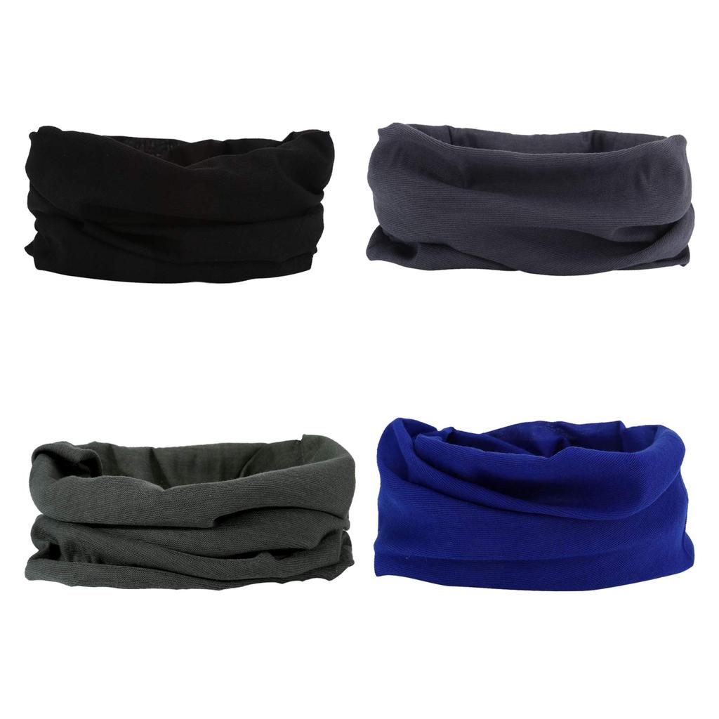 4 Headband Bandana Balaclava Half Face Mask Shield Head Hair Scarf Neck Gaiter Hat Multipurpose for Women and and Available In and Army [SMEHCF] Men.