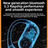 OWS Earless Bluetooth Headphones Wireless Ultra-long Life Noise-cancelling Earphone Sports Music Headphones