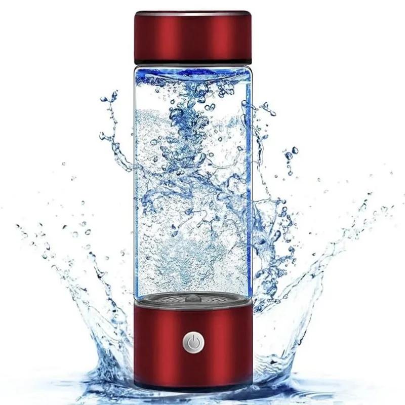 Portable Hydrogen Generator Water Cup Filter Ionizer Maker Hydrogen-Rich Water 420ml Electric Hydrogen Rich Water Generator Bottle