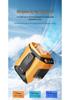 Portable Rechargeable Neck and Waist Fan with Large Capacity, Outdoor Lighting, and Long Battery Life