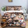 3PCS Europe Star Group K-k4os Bedding Set Single Twin Full King Size Musical Genius Bed Linen Adults Teens Bedroom Gift