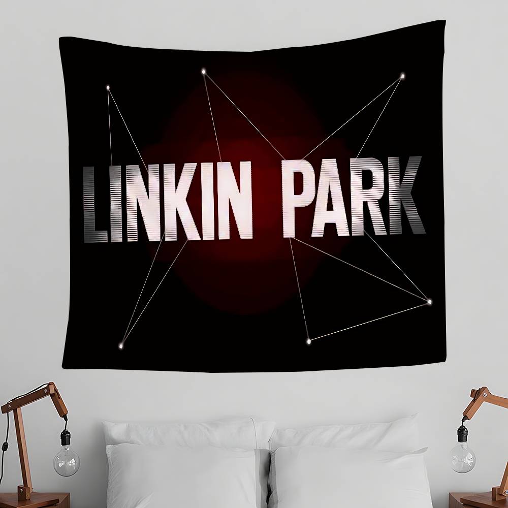 

Band LLinkin PParkS Tapestry Wall Hanging Tapestry Art Deco Blanket Curtain Hanging At Home Bedroom Living Room Decor 74x94cm(29x37in)