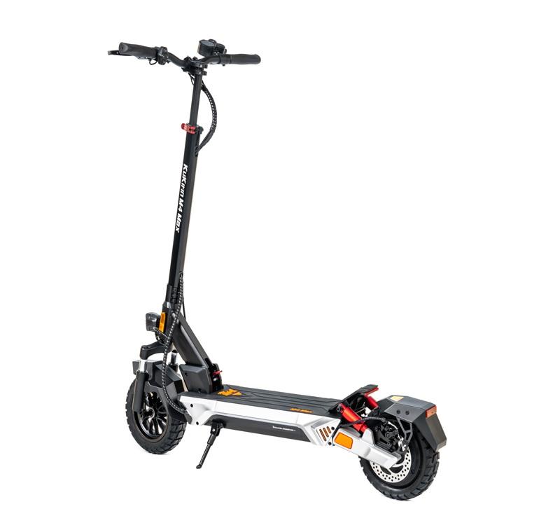 KuKirin M4 Max Electric Scooter: 800W motor, 48V 18.2Ah battery, 45km/h top speed, 64km range, IP54 waterproof - Foldable, double suspension