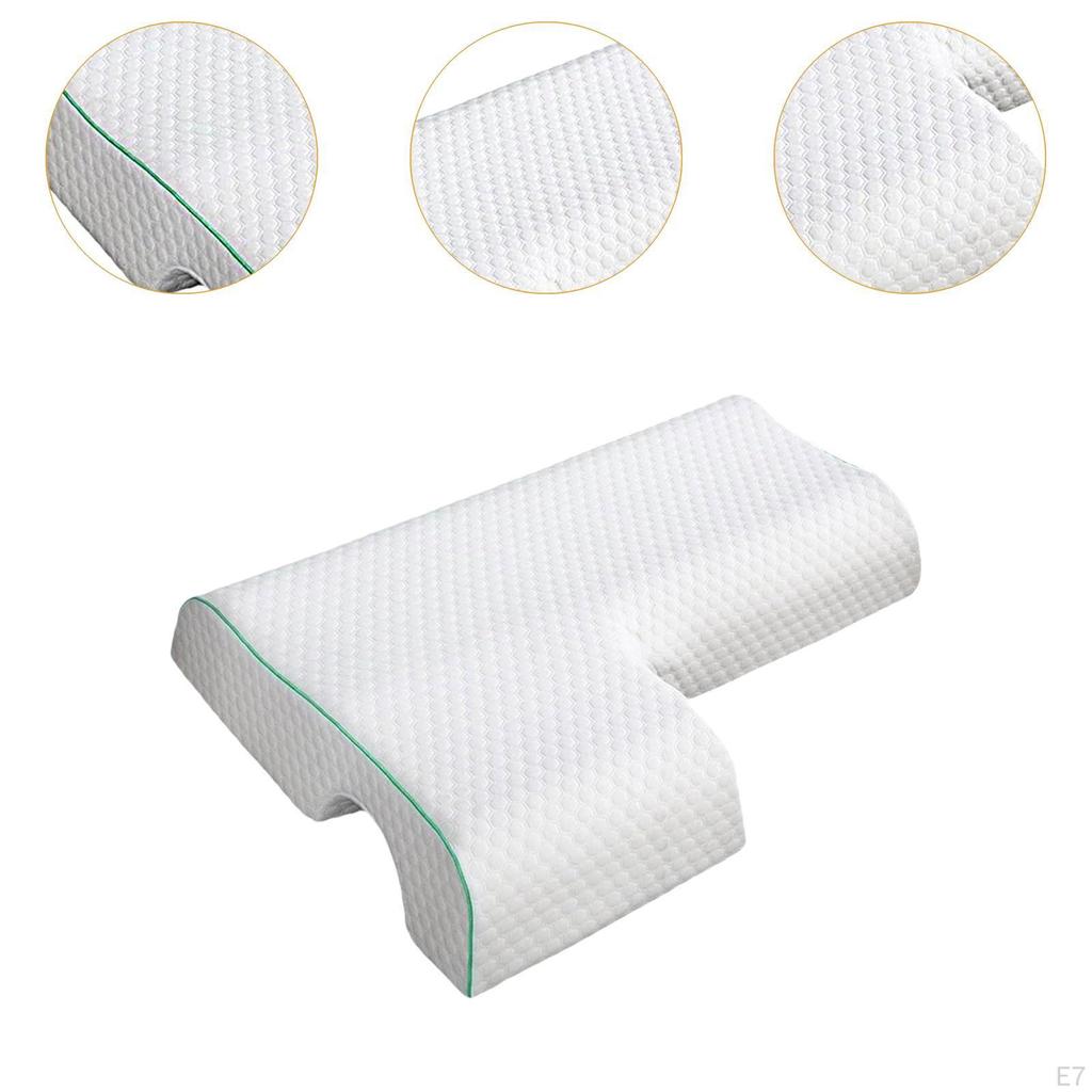 Couples Pillow Hug The Arched of Light Sleep with Memory Foam for Hole