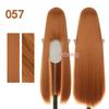 Bubuwig Synthetic Hair 100cm Long Straight Pure Color Cosplay Wigs Over 100 Colors Black White Red Blue Brown Wig Heat Resistant