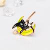 Women Fashion Unique Halloween Witch Brooch Lovely Exquisite Alloy Breastpin