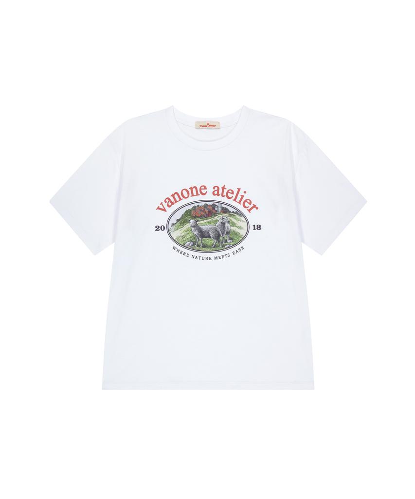 Banwonateullie A3510 Nature Heritage T-Shirt_White