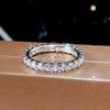 Minimalist Baby's Breath Zircon Ring: High-End Luxury Cold Style Fashion Jewelry for Women