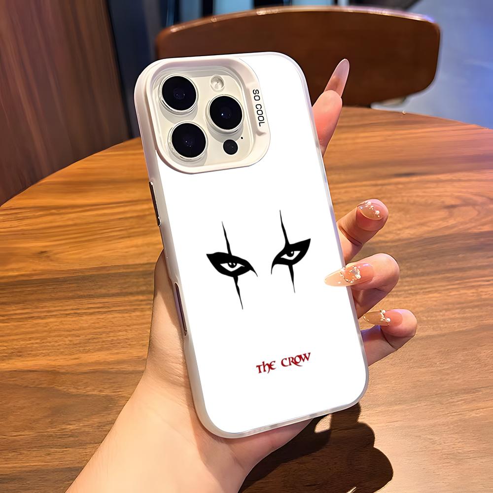 

Classic Movie The-C-CrowS Phone Case For IPhone 17 Air 16 15 14 Plus 13 12 11 Pro 7 8 XS Max XR Silver White Bumper Case iPhone 14 Pro