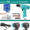 Genuine Dayi 12V/16V/20V Handheld Electric Drill & Screwdriver with Lithium Battery