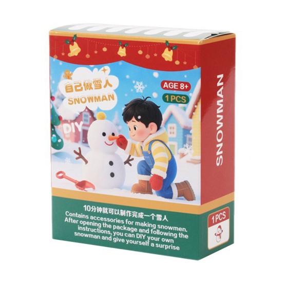 DIY Snowman Kit for Kids Build A Snowman Christmas Crafts Supplies Winter Play Toys for Xmas Stocking Stuffers