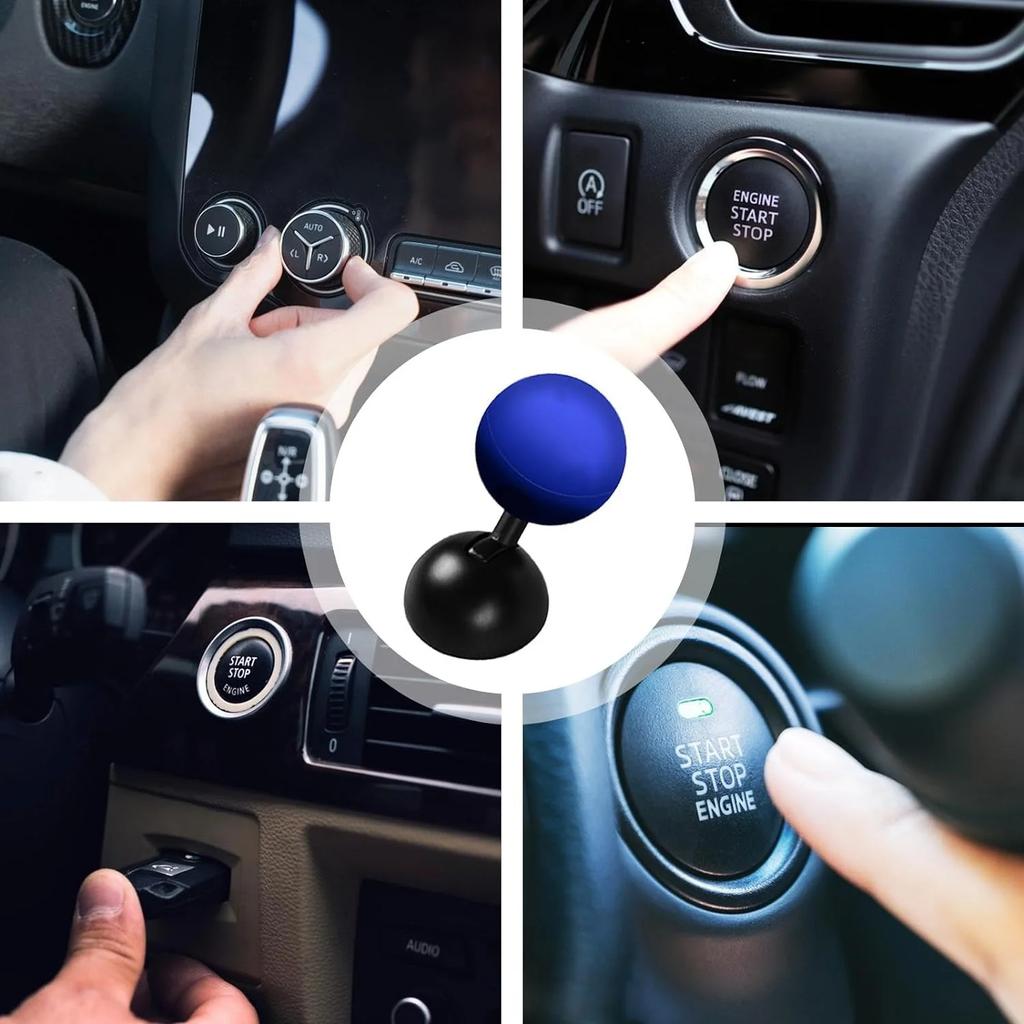 Car One Touch Start Button Rocker Push Button Cover Car Start Button Cover Decorative Accessories Car Accessories