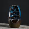 With 10Cones Free Gift Chinese Traditional Waterfall Incense Burner Ceramic Incense Holder,Option for Mixed Incense Cones