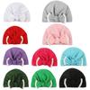 Newborn  Bowknot Turban Knot Cap Cute Beanie Head Warp Cap