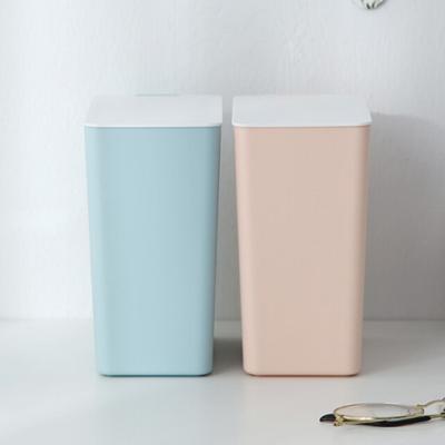 Mini einfarbiger Desktop-Mülleimer, Mülleimer für die Küchenarbeitsplatte, Mülleimer