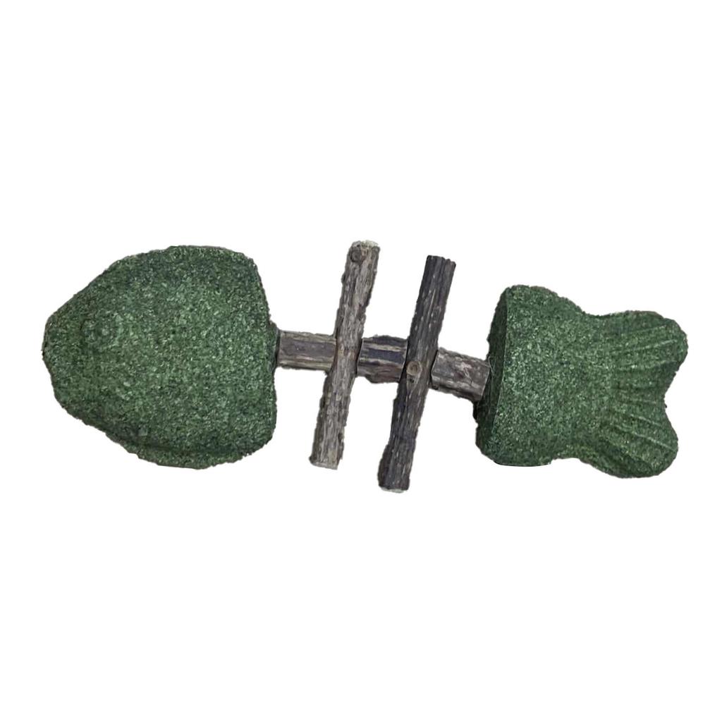 PurriDent Natural Chew Toy For Cats, Whitening Fishbone Shape With Catnip & Silvervine, Teeth Cleaning Stick For Interactive Play & Health