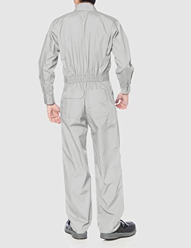 COCOS Nobuoka 783 Long Sleeve Mesh Jumpsuit, Silver, Size L