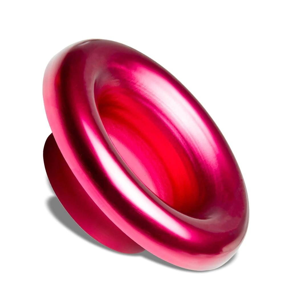 1x Red 3" Inlet Bellmouth Velocity Stack Adapter Car Turbo Air Intake Horn Cover