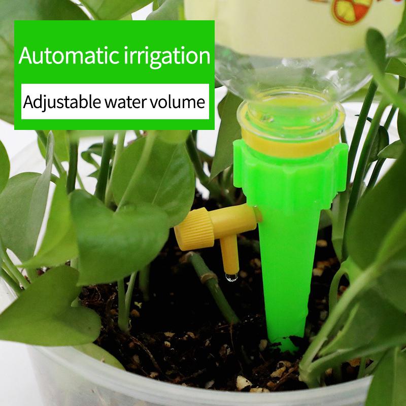 6Pcs Self-Watering Kits Automatic Waterers Garden Auto Drip Irrigation Tool for Household Travel Indoor Plant Watering Device