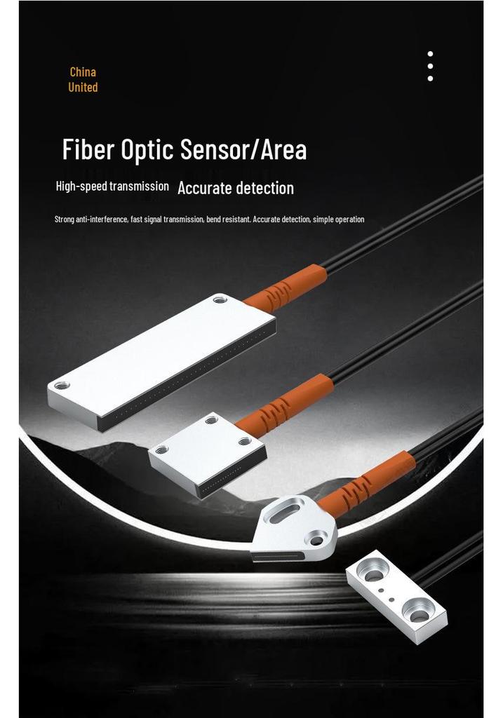 Rectangular Matrix Fiber Optic Photoelectric Sensor with Grating Light Curtain for Area Detection and Diffuse Reflection Sensing.