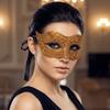 Studded Design Halloween Rhinestone Mask Plastic Masquerade Mask Half Face Mask  Themed Event