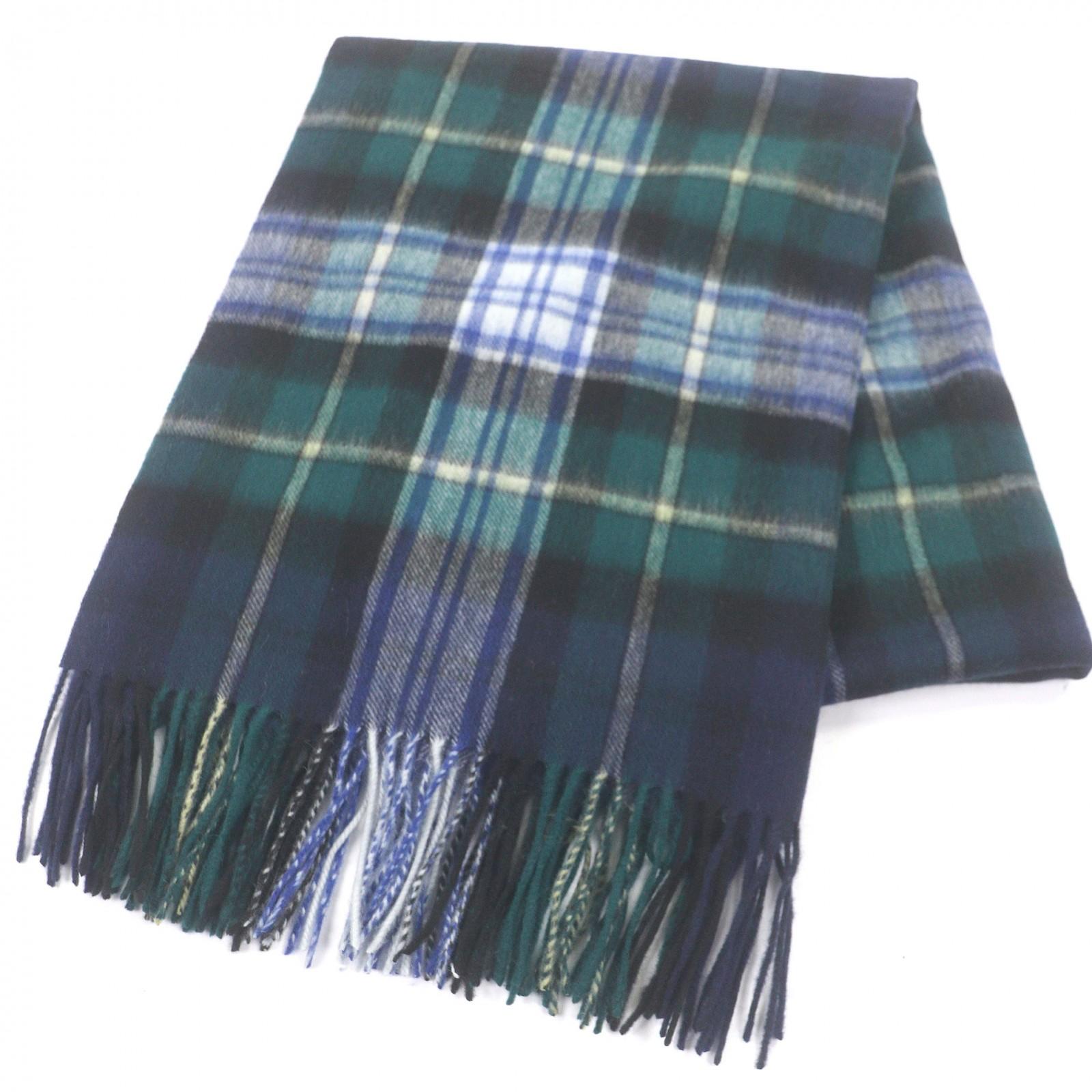 

Pristine Johnstons of Elgin Scarf Tartan Check Pattern Large Shawl Used