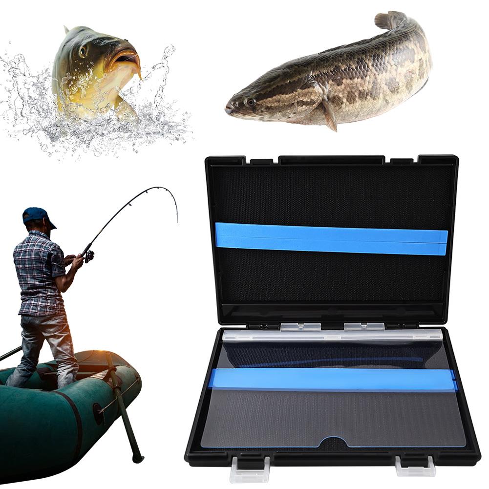 

Double Sided Fishing Tackle Box Fishing Tool Storage Box Large Capacity Plastic Bait Organizer Box Ultra Thin for Fishing Lovers spain