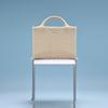 Pleatsmama Oversized Tote Bag Poodle Ivory