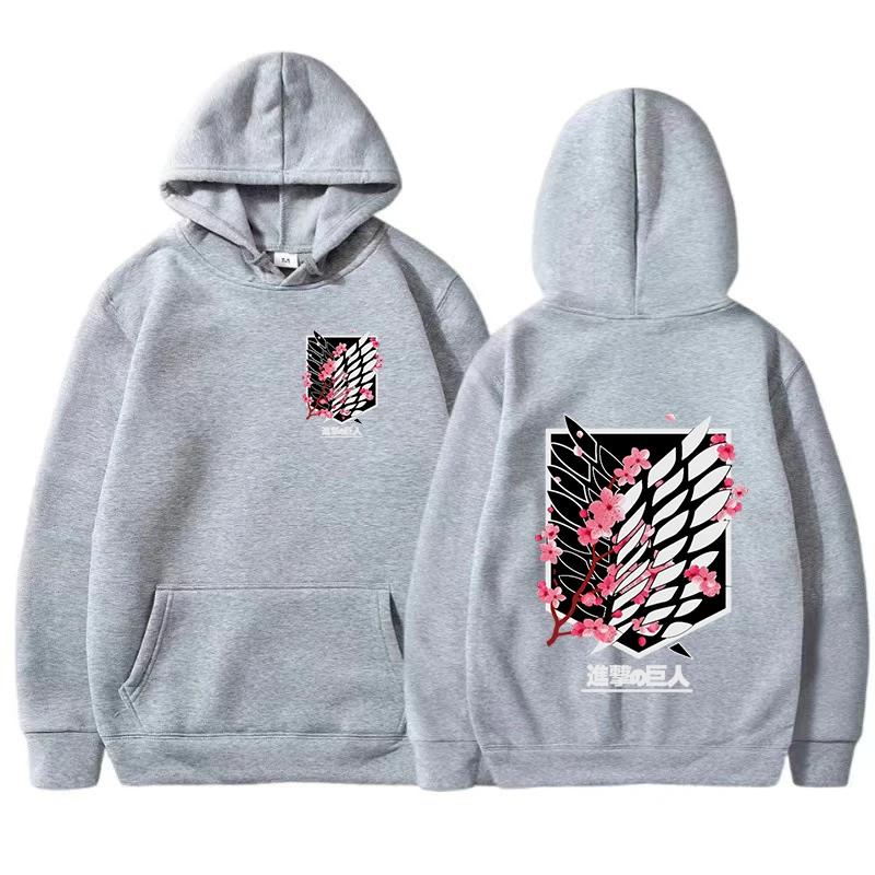 2024 Spring Autumn New Hoody Anime Hoodie Men's Fashion Warm Sweatshirt Graphical Printed Hoodies Casual Streetwear