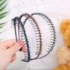 Japanese Sweet Women Fashion Girls With Teeth Headwear Iron Hair Band Crystal Beaded Headband