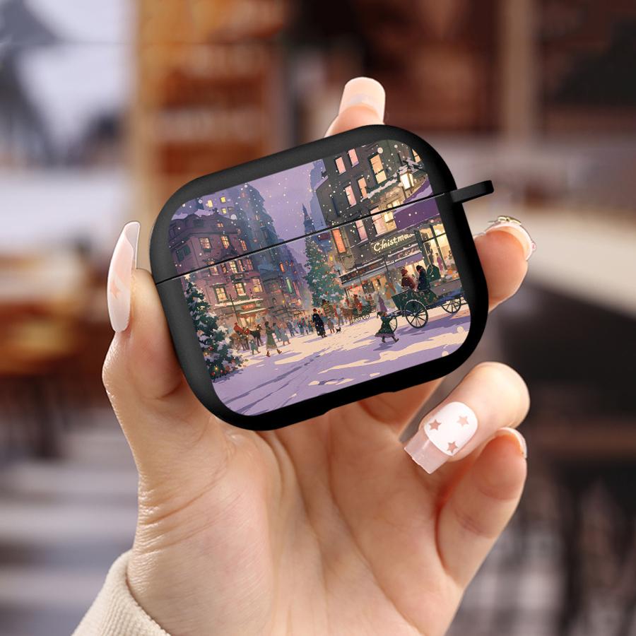 

Winter Town Earphone Cases Cover Case For Airpods Pro3 4 Pro 3 2 1 Pro2 Airpods Pro 3