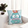 Hangyodon Cartoon Pillowcase Printing Polyester Cushion Cover Decoration Throw Pillow Case Cover Home Zippered 45*45Cm