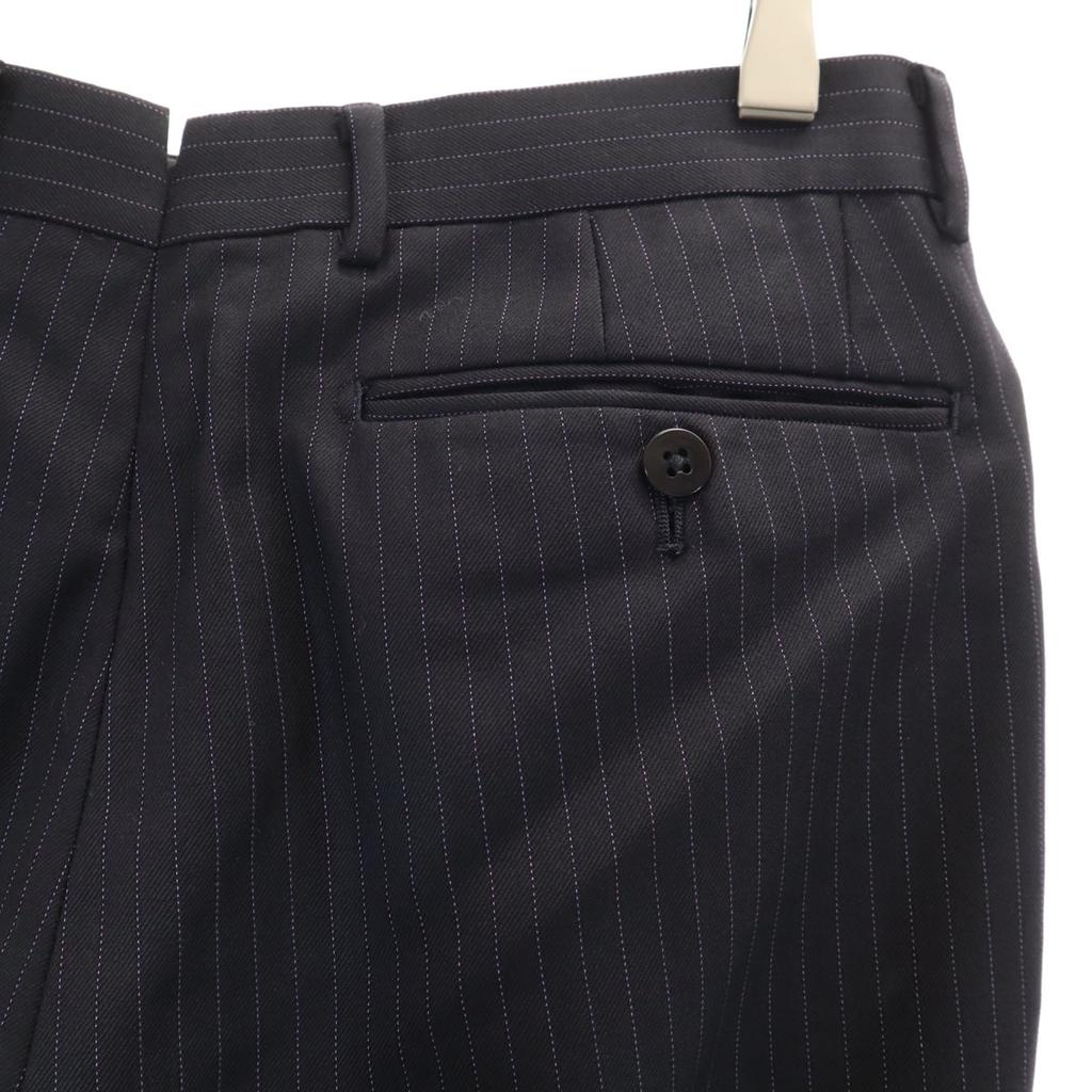 BEAMS F Made in Japan Gestreifter Anzug Set 93 Marineblau Herren Gebraucht