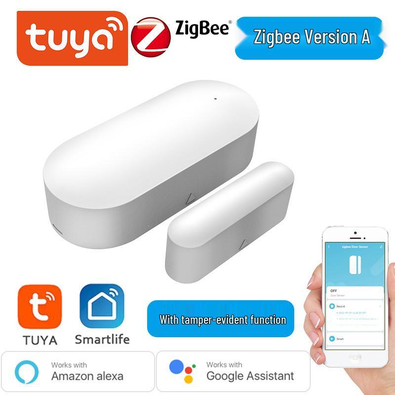 Graffiti Smart Zigbee Door/Window Magnetic Sensor with Remote Alarm & Tuya App Integration