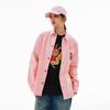 New MLB Denim Jacket Unisex Peach Pink 3ADRV0141-07PCS