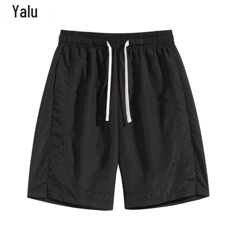 Yalu Men s Loose Fit Ice Silk Shorts M
