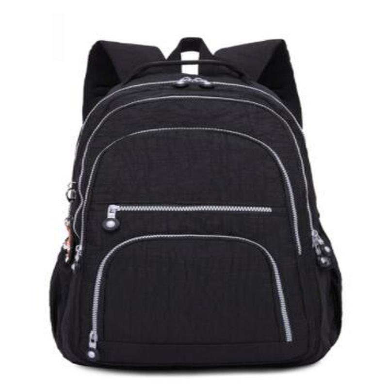 

Школьный рюкзак для девочек-подростков Mochila Feminina, женские рюкзаки, нейлоновый водонепроницаемый повседневный женский рюкзак для ноутбука One Size темно-синий